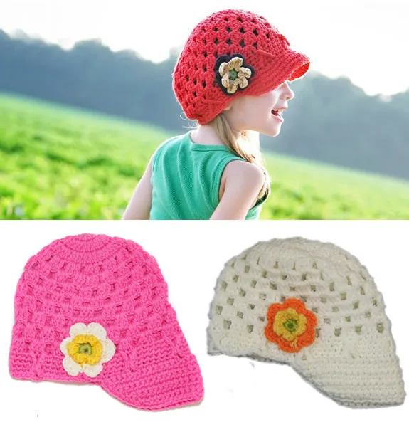 Модная вязаная крючком шапка-ведро для новорожденных девочек и мальчиков Теплая
