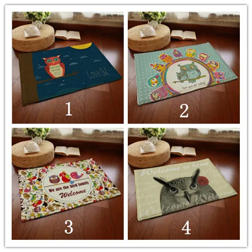 40 см * 60 коврики для дверей Zakka Нескользящая накладка в стиле ночной мультяшной
