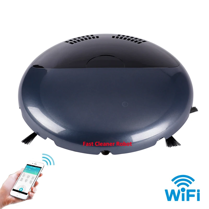 Новейший Интеллектуальный робот пылесос с управлением через приложение Wi Fi