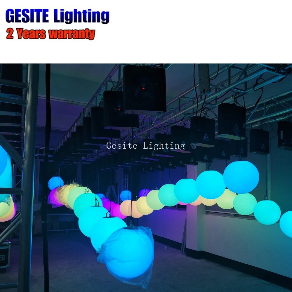Контрольная лебедка Dmx и кинетическая система RGB led подъемный шар|Эффект