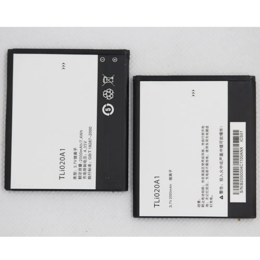 Новая 2000mah TLi020A1 батарея для Alcatel One Touch Pop 3 (5) 4G 5 Dual Sim OT 5065D 5065A 5065X 5065W 5065J 5065T телефонная батарея|Аккумуляторы
