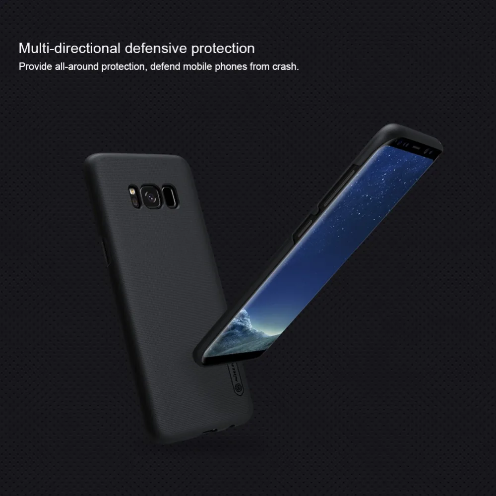 10pcs/lot wholesale Nillkin Super Frosted Shield Case For Samsung Galaxy S8 PC Hard Back Cover case 5.8 inch |