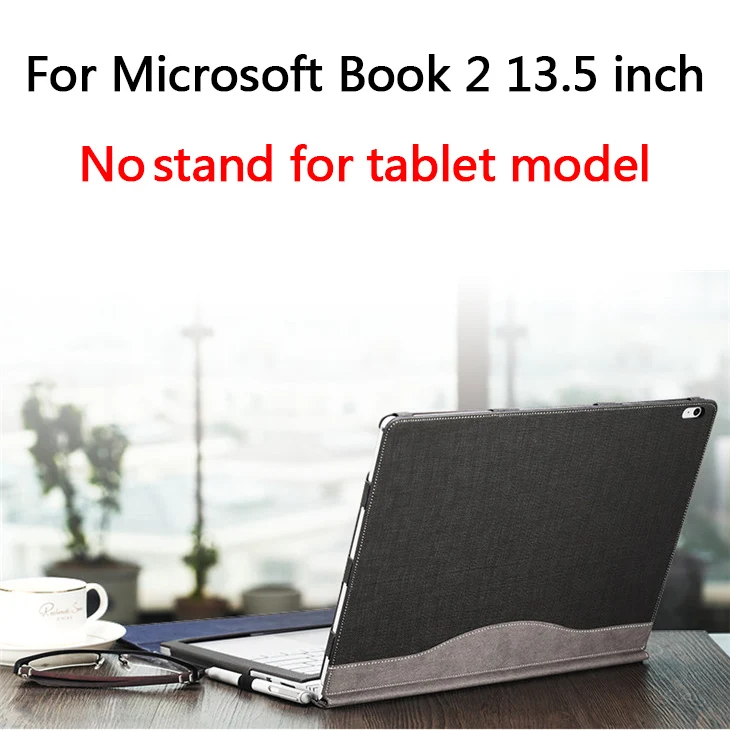 No Stand-Gray 13.5 Съемный чехол-подставка для ноутбука и планшета для microsoft Surface Book 2 13,5 дюймов для Surface Book 2 15 дюймов чехол для ноутбука - Цвет: No Stand-Gray 13.5