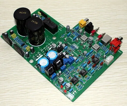 Декодер DAC 1955+ плата усилителя LM3886(волоконно-коаксиальный декодирование USB