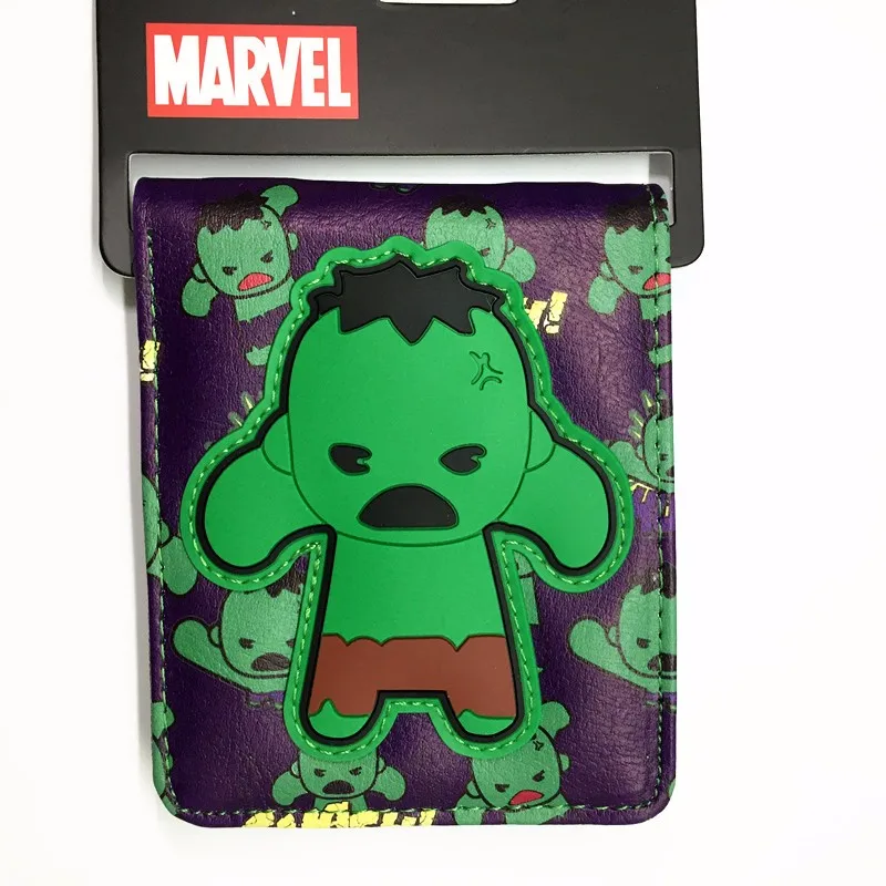 Комиксы Dc Marvel Мстители мультфильм бумажник милый Супермен Бэтмен американский