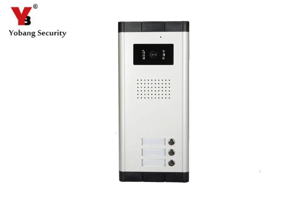 520x3 Yobang безопасности 3 единицы квартиры 7'Inch монитор проводной видео телефон двери дверной звонок Громкая связь видео домофон камера система - Цвет: 520x3