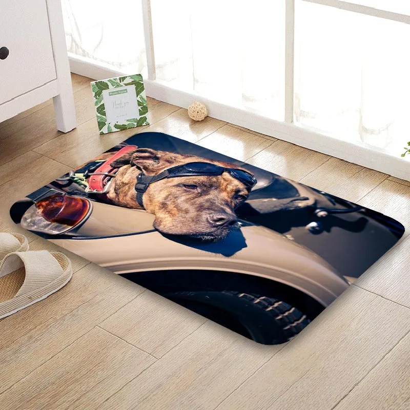 Пользовательские Amstaff Funy коврик пол/ванна/кухня/пляж фланель губка ткань 3D печатных мохнатые украшения для спальни