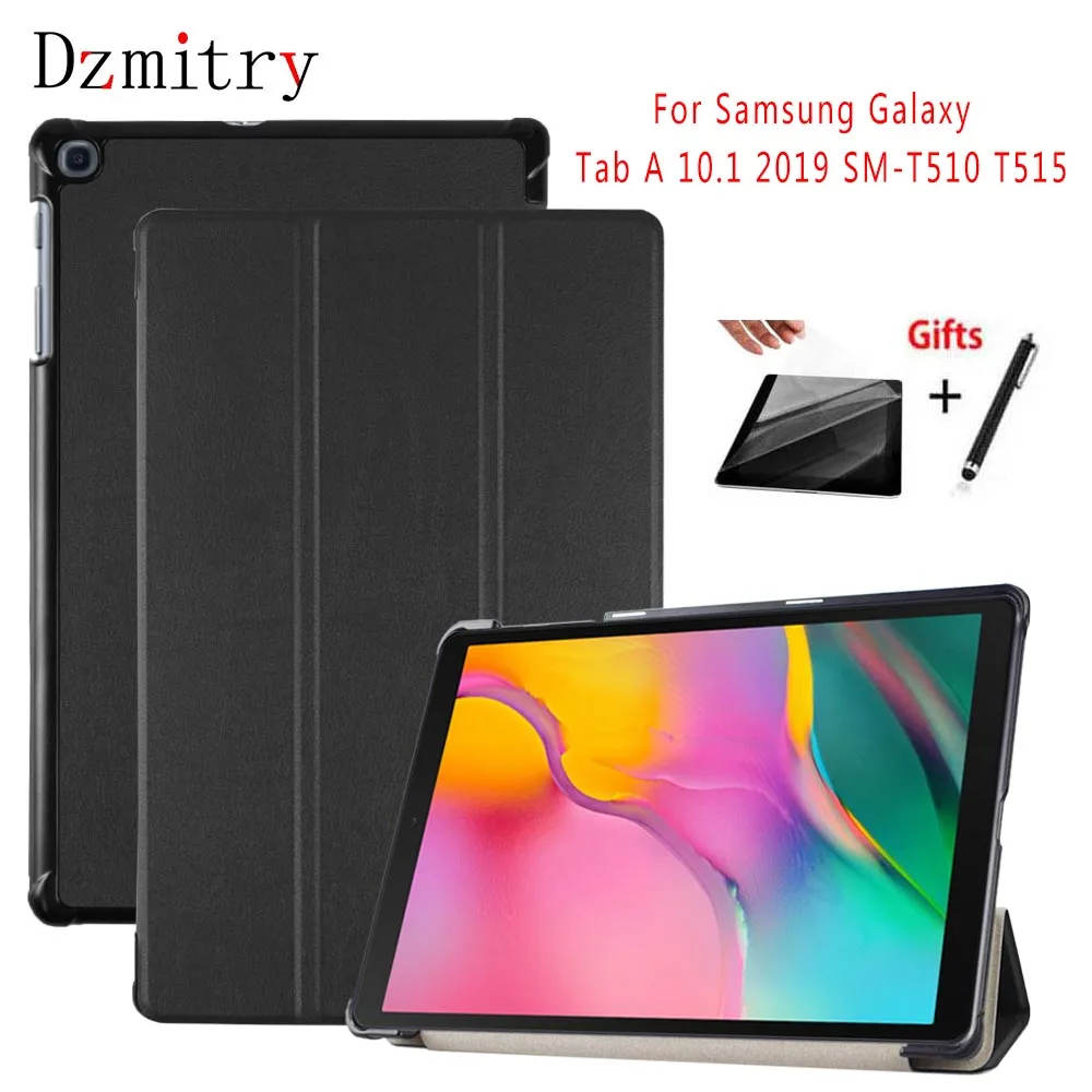 Тонкий складной магнитный чехол подставка из искусственной кожи для Samsung Galaxy Tab A