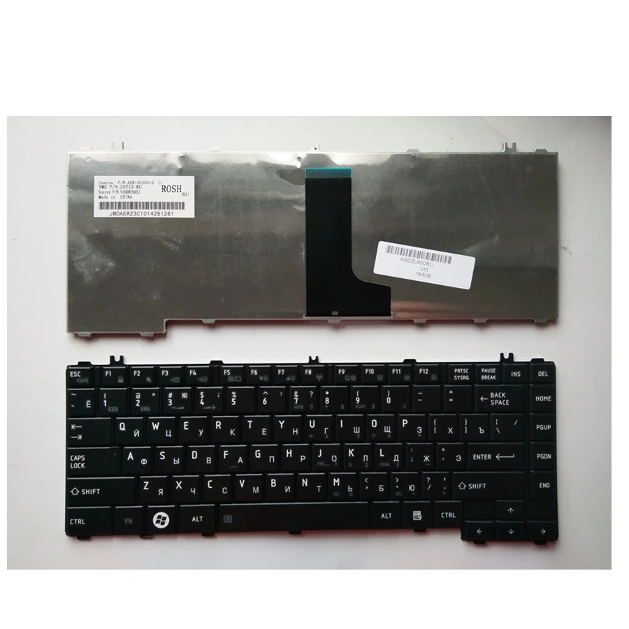 

RU Black New FOR Toshiba L600 D C600D L640 L630 C640 L745 L700 L730 L645 Laptop Keyboard Russian