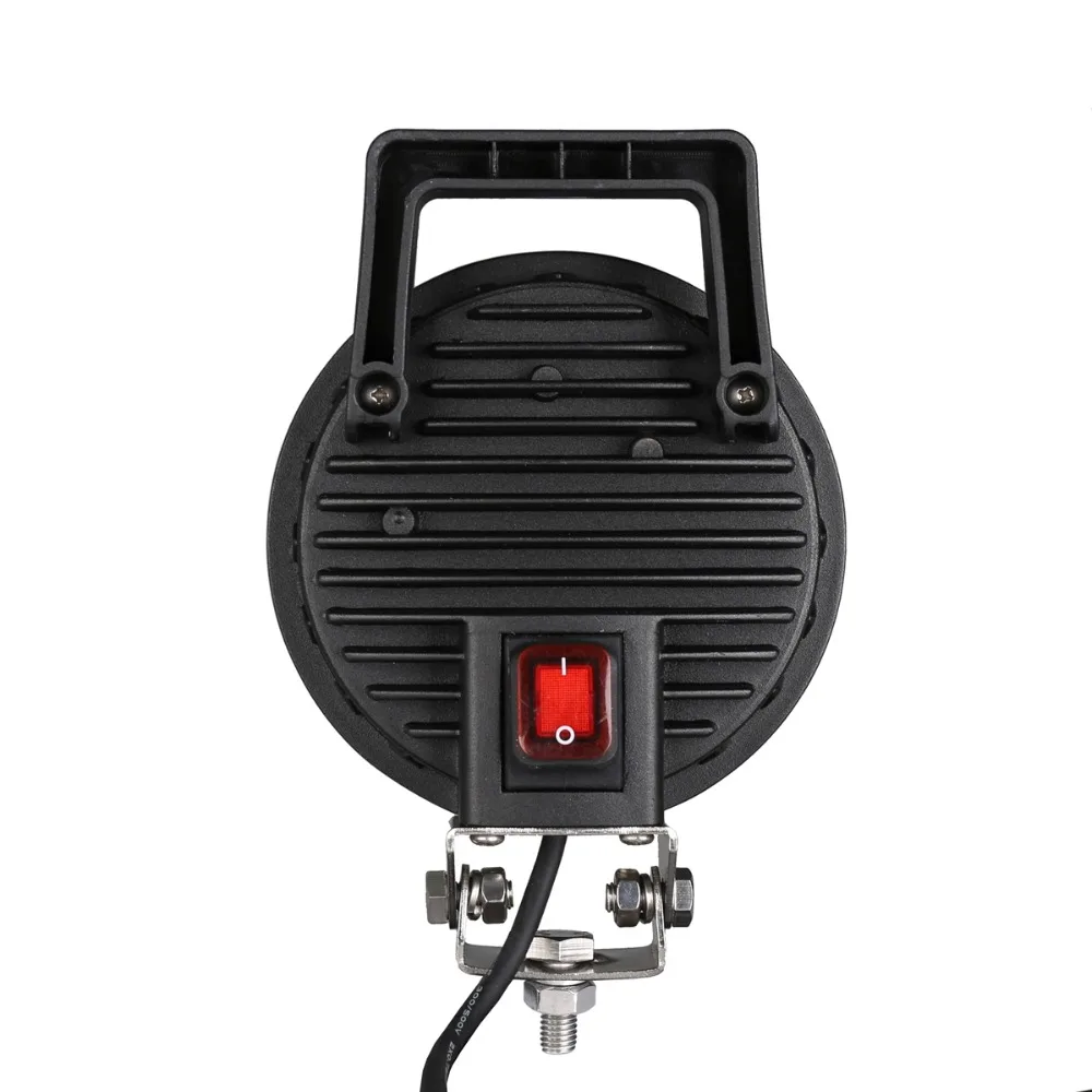 6-дюймовая 36-ваттная автомобильная светодиодная фара-поисковик с вкл./выкл. переключателем, 12 В, широкий луч, светильник для кемпинга и работы, для грузовика, внедорожника и внедорожников.