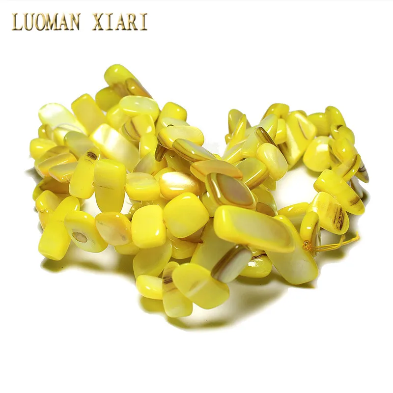 Оптовая продажа нестандартные окрашенные желтые натуральные ракушки диаметром 9