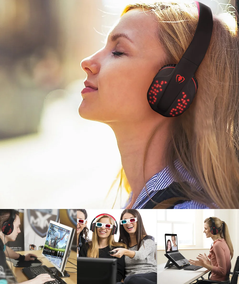 Beexcellent Q2 Bluetooth наушники-вкладыши стерео динамическая гарнитура с микрофоном и светодиодный подсветкой