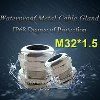 1 шт PG7 никелевые латунные металлические IP68 Водонепроницаемые кабельные сальники соединитель провода сальники для 3-6,5 мм кабеля