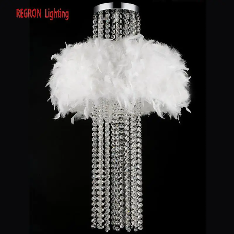 Regron перо потолочный светильник современные декоративные для дома K9 потолочные
