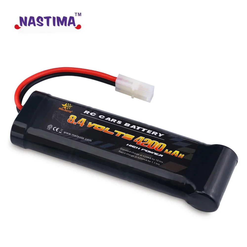 Melasta 8,4 V 4200mAh 7-Cell плоский аккумулятор NiMH с разъемом Traxxas/Tamiya для дистанционного управления гоночными автомобилями RC Toys