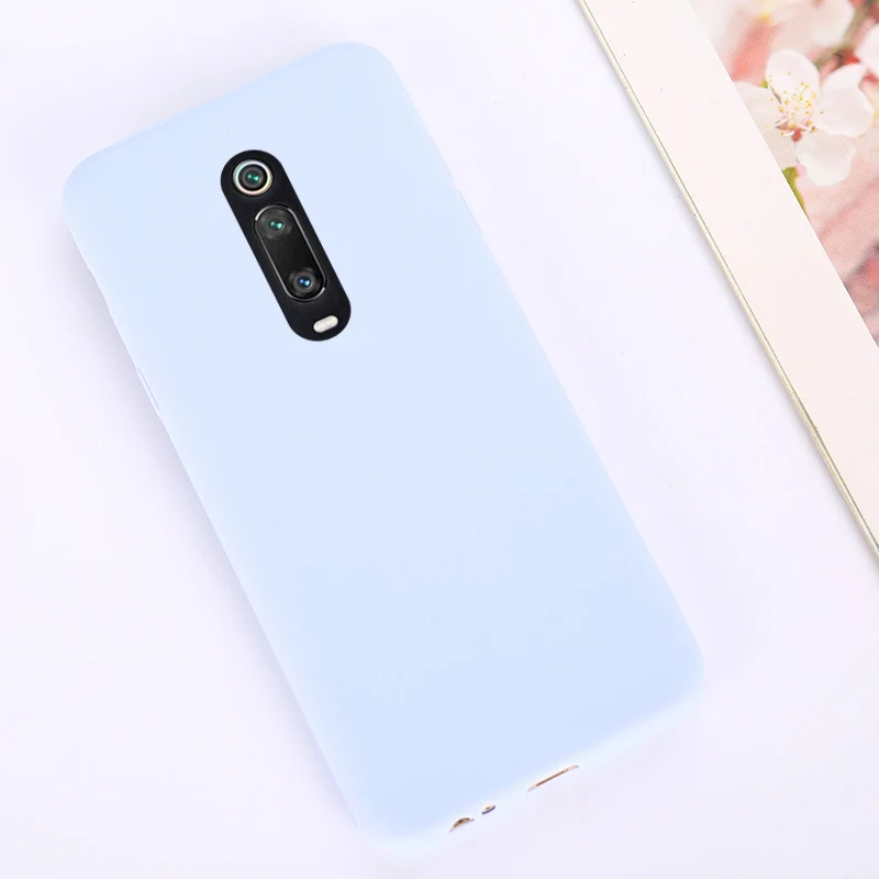Purple Силиконовый чехол ярких цветов для Xiaomi mi 9T Pro mi 9 T, мягкая задняя крышка из ТПУ для Xiaomi mi 9 t, чехол 6,39 дюйма - Цвет: Purple