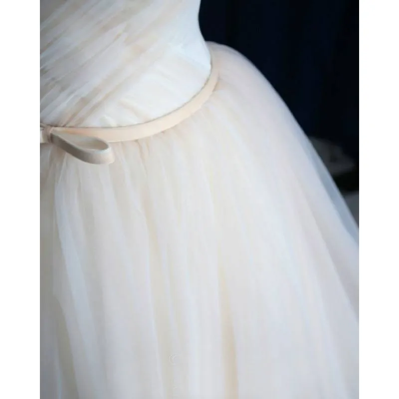 Женское длинное платье с открытыми плечами Erosebridal трапециевидной формы большого