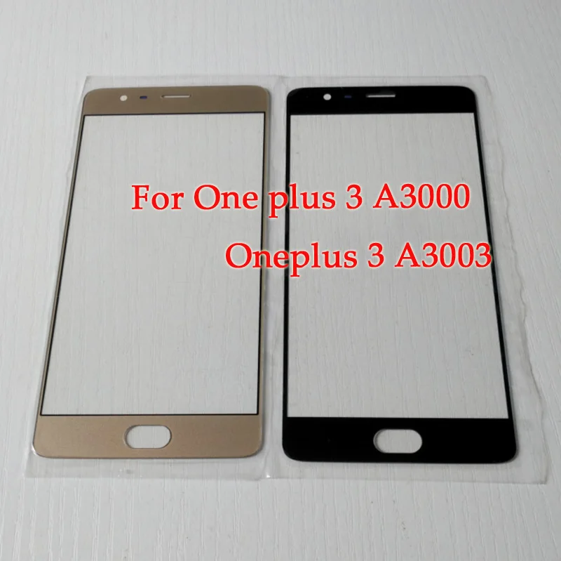 Внешнее стекло для Oneplus 3 экран на замену объектива One plus 3T стеклянная панель A3003 с