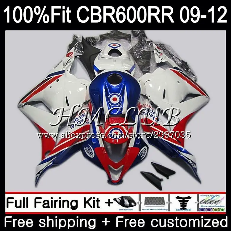 

Инъекции для HONDA горячий белый CBR 600RR CBR600RR 2009 2010 2011 2012 82HC.8 CBR600 RR CBR 600F5 600 RR F5 09 10 11 12 обтекатель