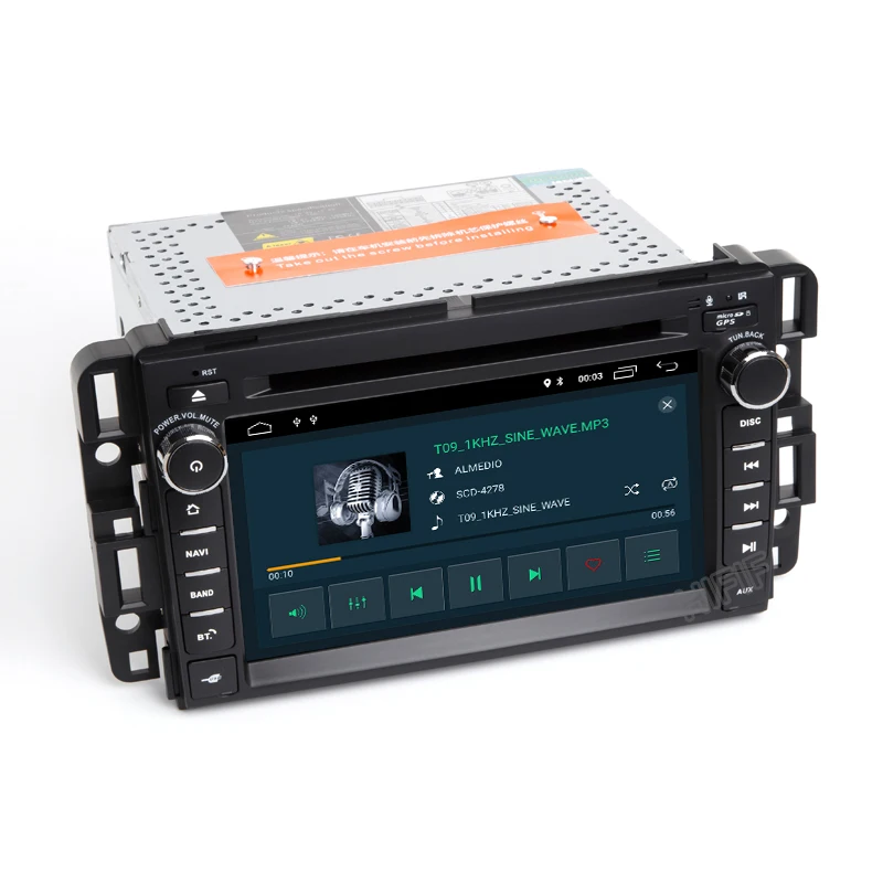 Автомобильный мультимедийный плеер Android 10 IPS 8Core 4G RAM автомобильный DVD GPS для GMC