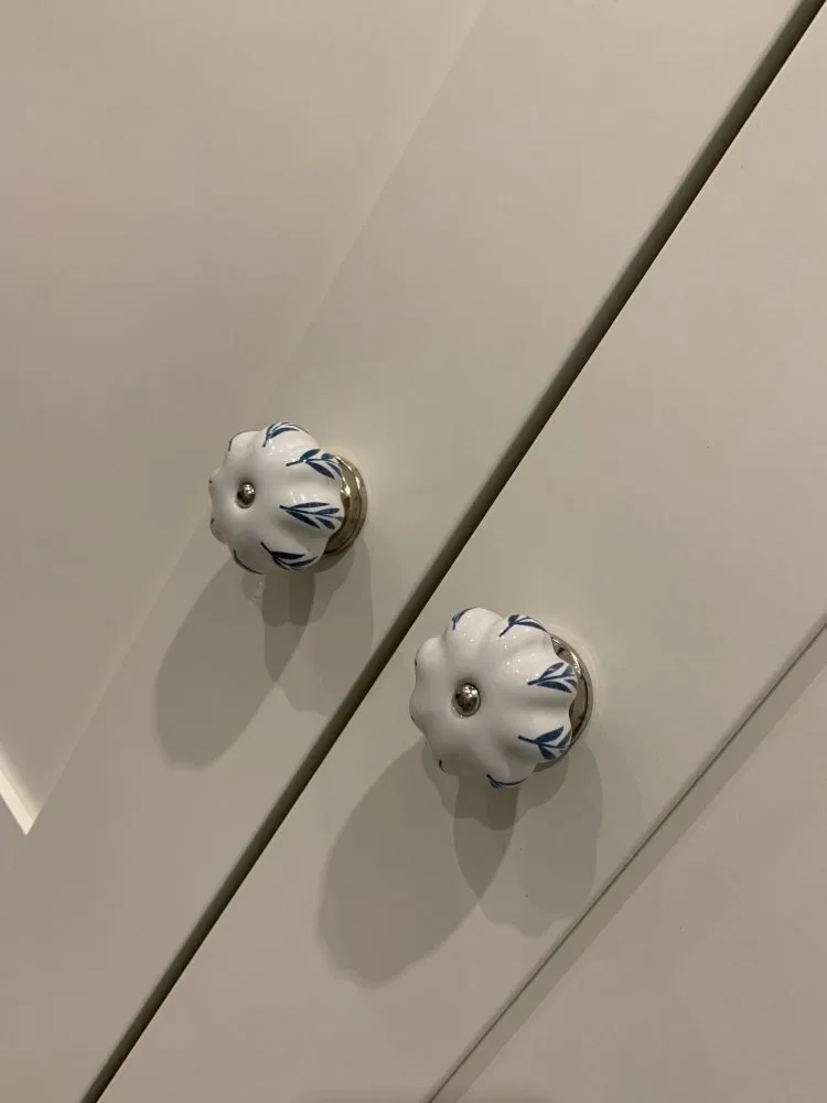 Красочные ручки для шкафов синие/уникальные кухонной мебели|Ручка двери| |