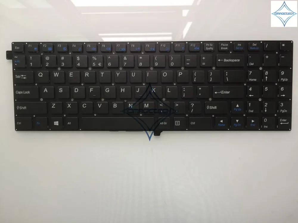 

Оригинальная новая клавиатура для ноутбука CLEVO W550 W550EU W550EU1 W5500 US на английском языке 6-80-W5501-011-1 MP-12C93U4-430W без рамки