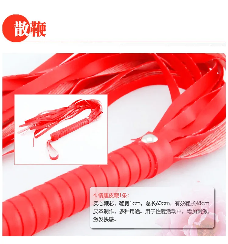 Взрослые Игры 7-шт кнут рот кляп зажимы для сосков секс маска рука cuffsankle манжеты