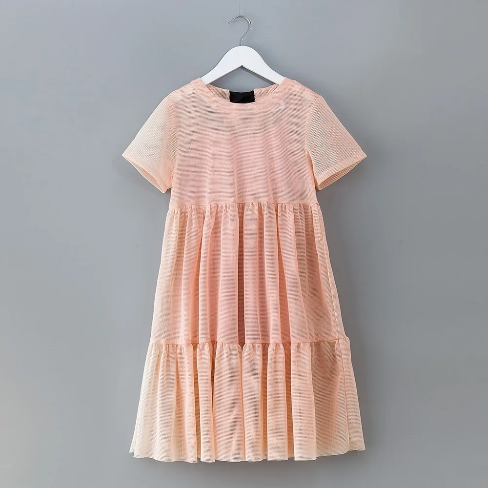 2022 New Cotton Summer Dress For Girls White Ruffles Teenage Dresses Children Big Girl Knee Length Teen Clothing With Vest | Детская