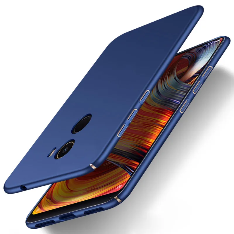 Для Xiaomi mi Mix 2 чехол-накладка MOFI mi x 2, жесткий чехол-накладка из поликарбоната для mi x 2, Жесткий Чехол mi x2 mi cro, матовый чехол - Цвет: Blue