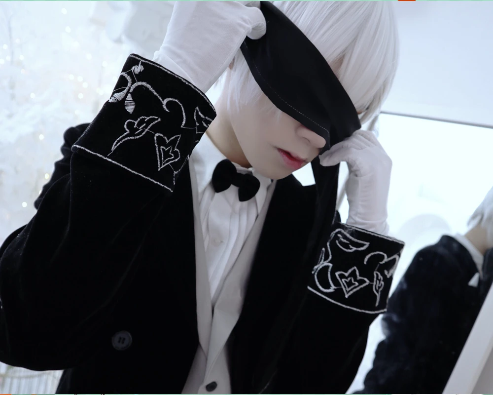 Чонсам из игры NieR Automata 2B 9S CP вечернее платье Униформа с палочкой костюм для