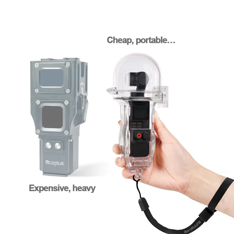 Водонепроницаемый чехол для подводного погружения до 60 м DJI OSMO Pocket / 2|Аксессуары