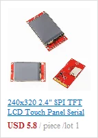 2,8 дюймовый TFT сенсорный ЖК-дисплей модуль разрешения 240*320 Drive ILI9341 2," DIY KIT
