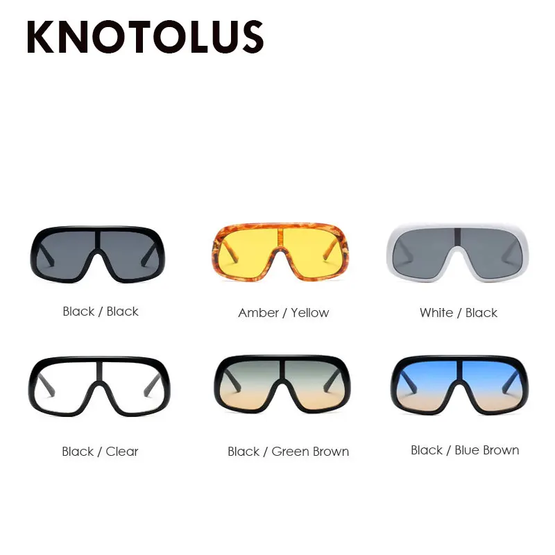 Knotolus 2018 мужские очки большие размеры женские качественные солнцезащитные
