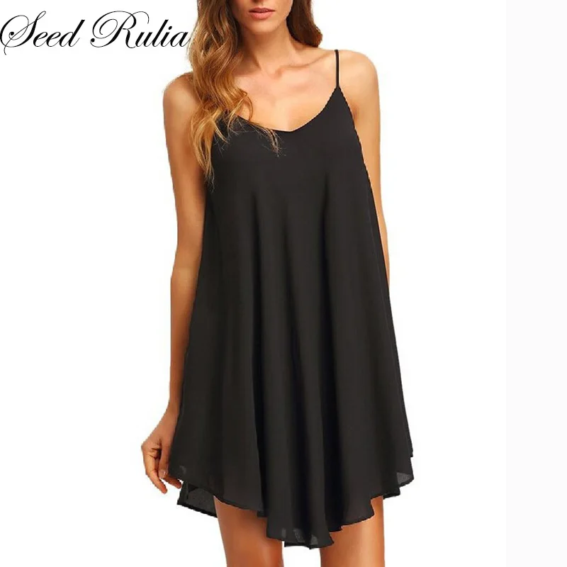 2018 новое летнее платье с открытыми плечами женское шифоновое повседневное