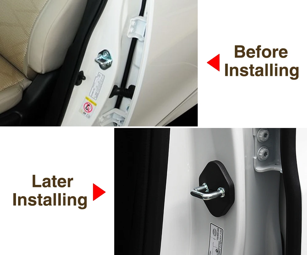 Автомобильный Дверной замок защитный чехол для Toyota RAV4 2013 2014 Camry 2012 Vios 2005 2006 Honda Accord