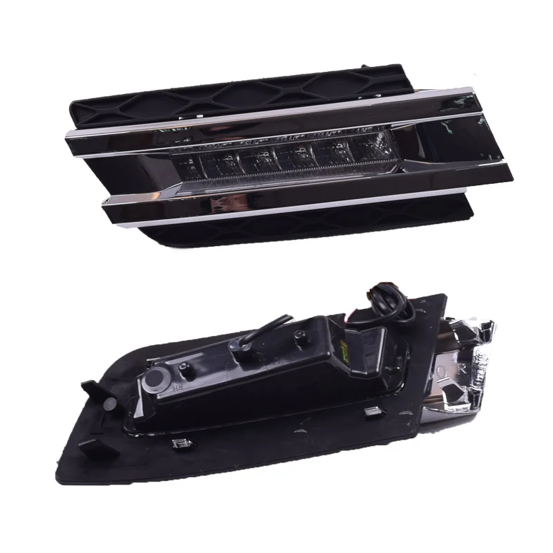 QINYI 1 комплект для Mercedes Benz X164 GL320 GL350 GL450 2006 2007 2009 светодиодный DRL Габаритные огни с ABS