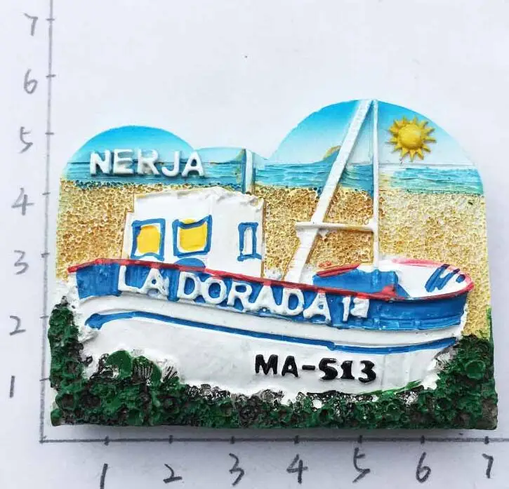 

Spain Andalusia nellha Fridge Magnets 3D Fridge Magnet Sticker Travel Souvenir Kitchen Decoration