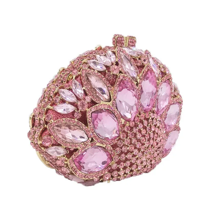 Женская вечерняя сумочка клатч цвета шампанского с кристаллами клатчи на каждый