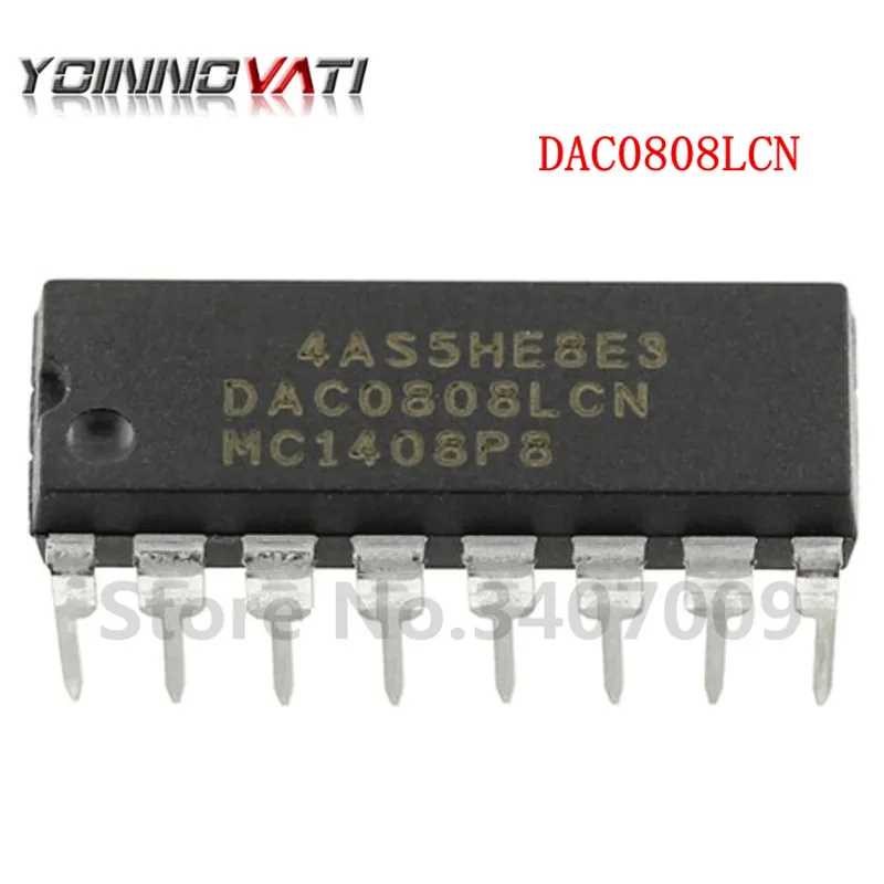 5 шт. DAC0808LCN DIP16 DAC0808 цифровой преобразователь DAC 8B A/D Cnvtr новый