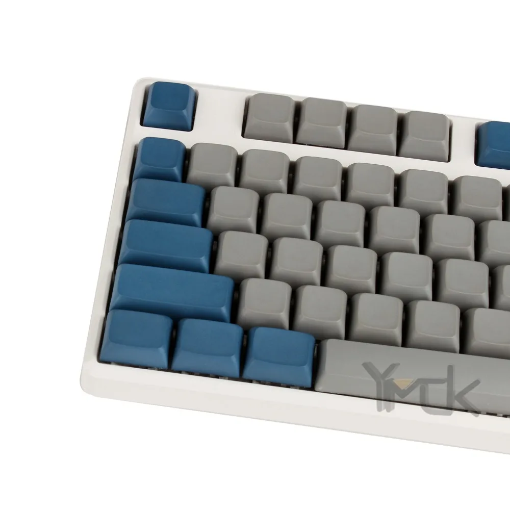 YMDK XDA синий серый чистый полный набор клавиш для MX механическая клавиатура Steelseries