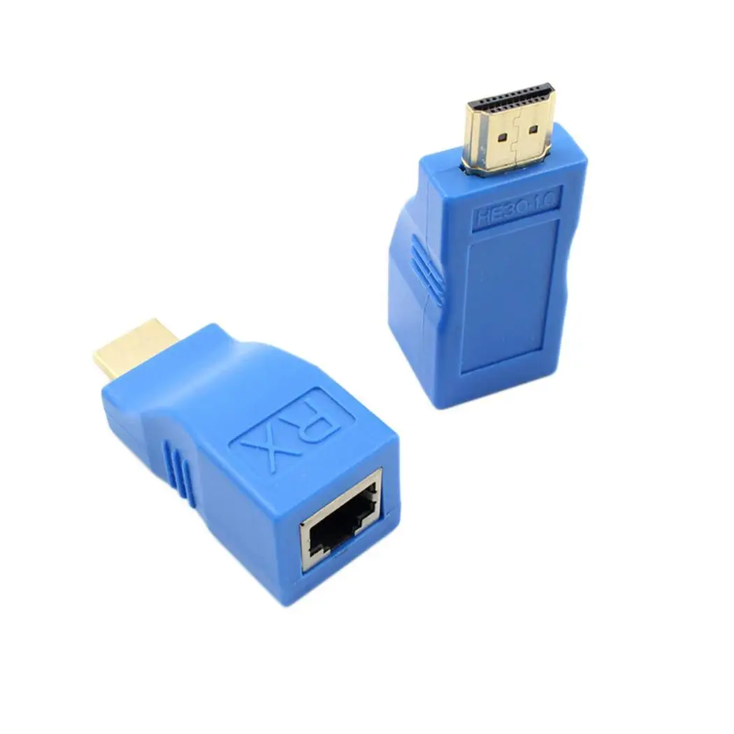 HD мультимедийный интерфейс удлинитель 30 м расширение LAN Ethernet кабель конвертер