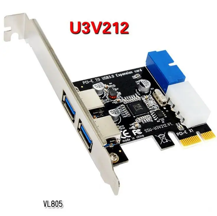 Адаптер для карты расширения PCI E USB 3 0 внешний 2 порта USB3.0 концентратор внутренний