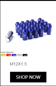 Dynoracing 60 мм M14 X 1,5 Колесные гайки Новые 20 шт гоночные гайки для колес винтовые Алюминиевые гайки YC101006