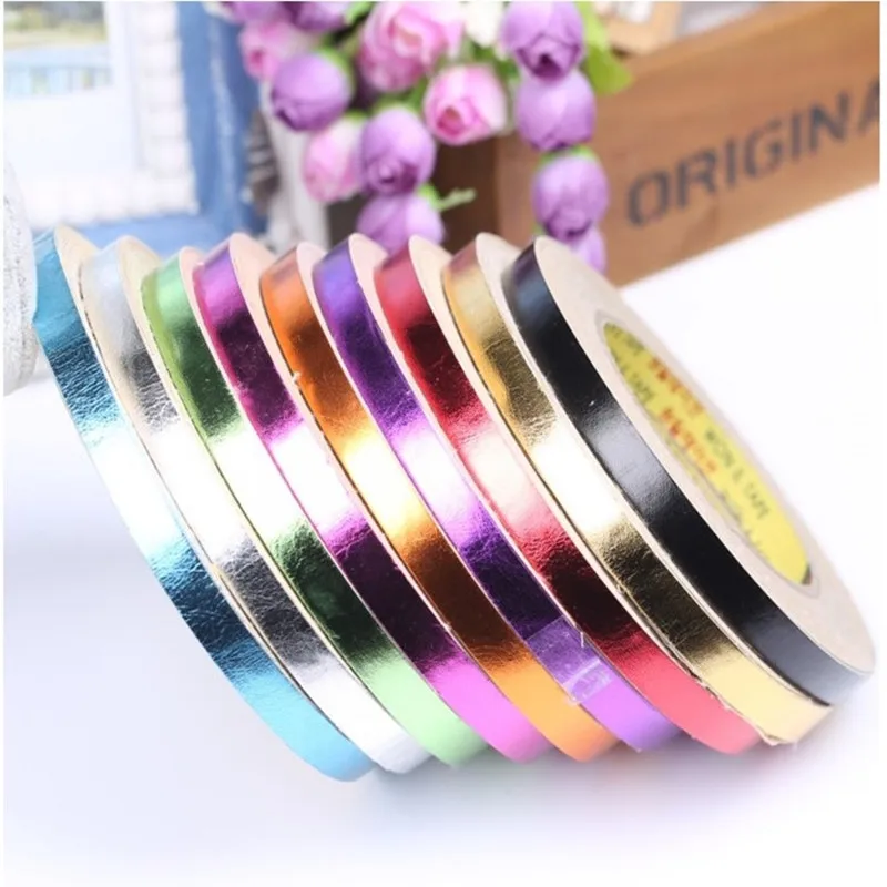 Лента из блестящей кожи шириной 1 см для рукоделия цветная кожаная лента веревка