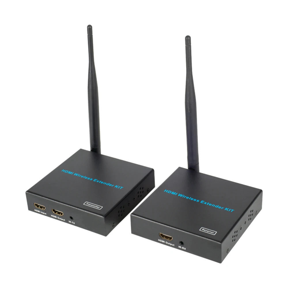 HDMI H.264 беспроводной удлинитель 100 м 5 ГГц WiFi HDMI удлинитель передатчик приемник комплект TCP/IP Поддержка Макс от 1 до 4 для HDTV