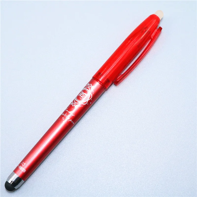 4 pcs red 4 шт. 0,5 мм Kawaii стираемые ручки для школы офисные принадлежности волшебное управление температурой стираемая ручка креативная гелевая шариковая ручка - Цвет: 4 pcs red