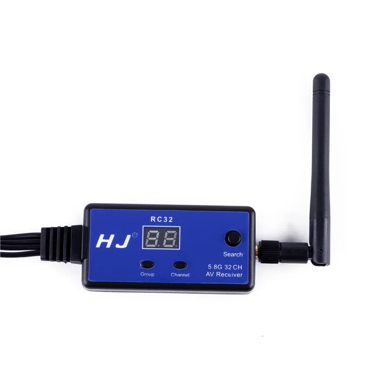 HJ HJ32TR RC32 5 8G 32CH беспроводной FPV AV аудио видео приемник для RC дрона мультикоптера