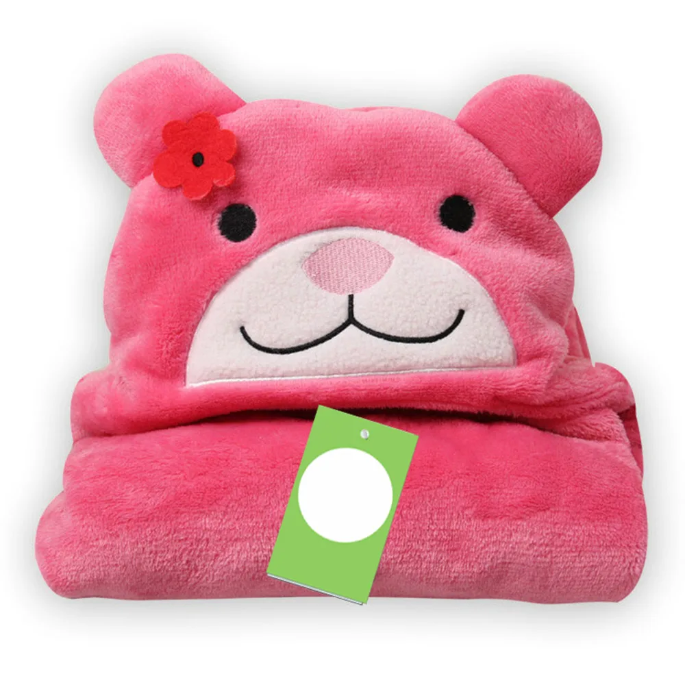 Детское полотенце для новорожденных, мягкое полотенце с капюшоном для новорожденных, детский банный халат с капюшоном, пляжное полотенце с капюшоном, детское банное полотенце, комфортное - Цвет: PJ3589M