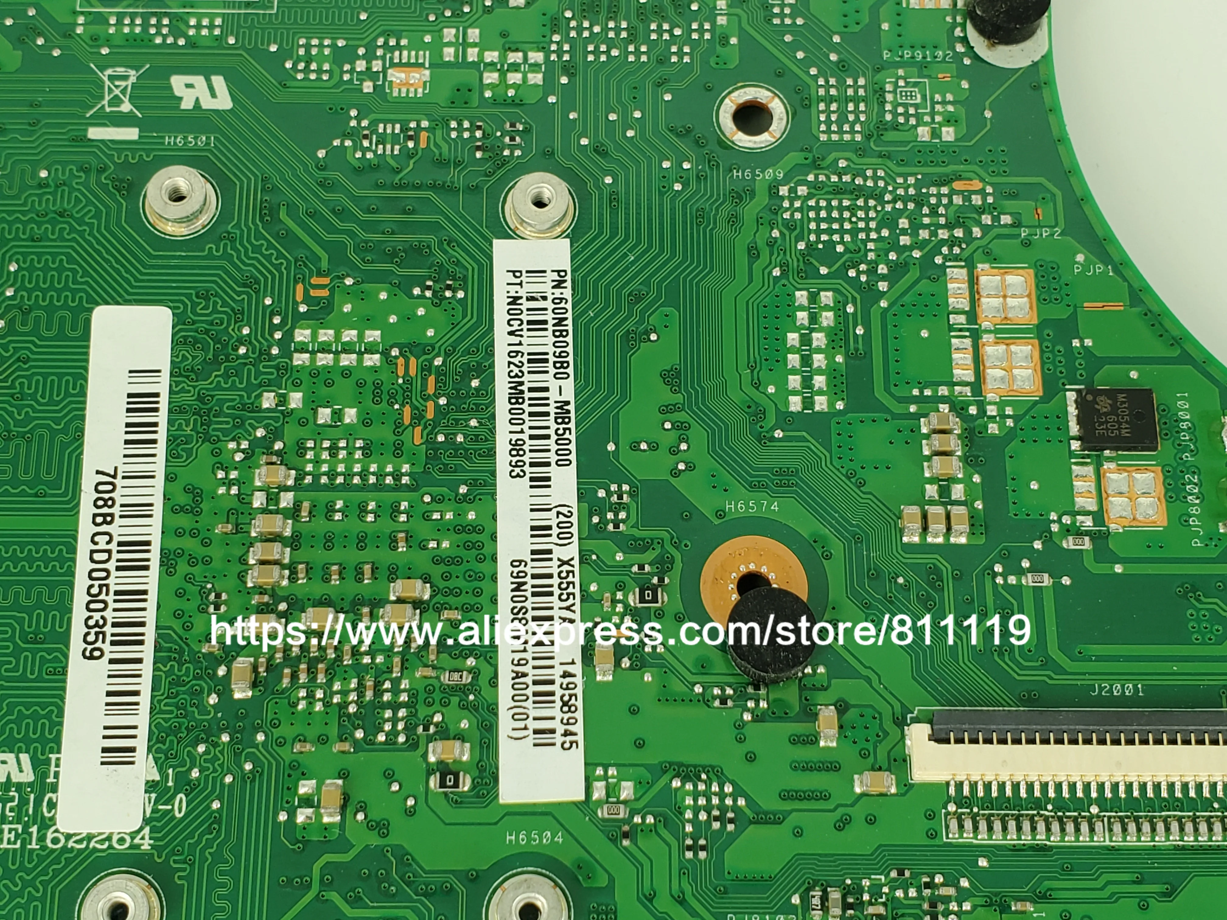 Yourui для ASUS оригинальная материнская плата ноутбука X555DG X555YI REV 2 0 A8 7410 Процессор 4