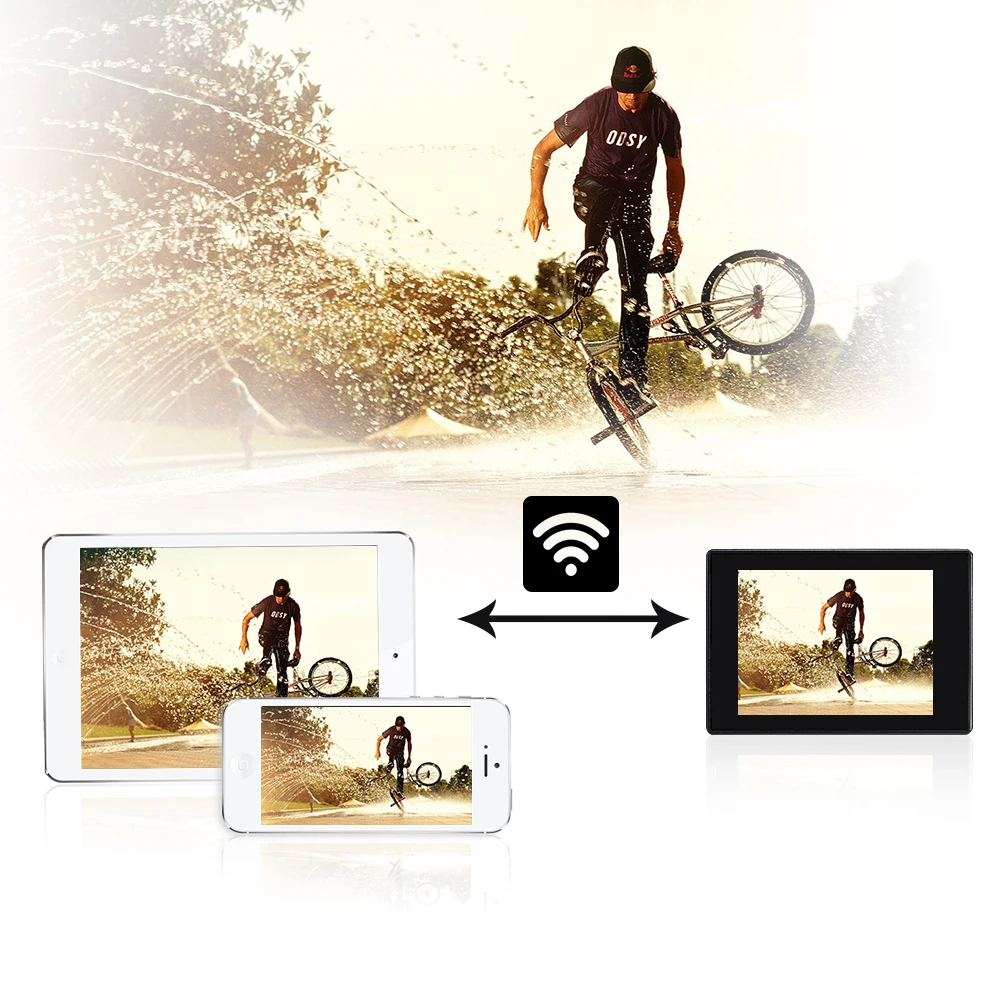 Dbpower Q8 4 К действие Камера 2.0 дюймов с Wi Fi HD К/30FPS Go Водонепроницаемый подводный